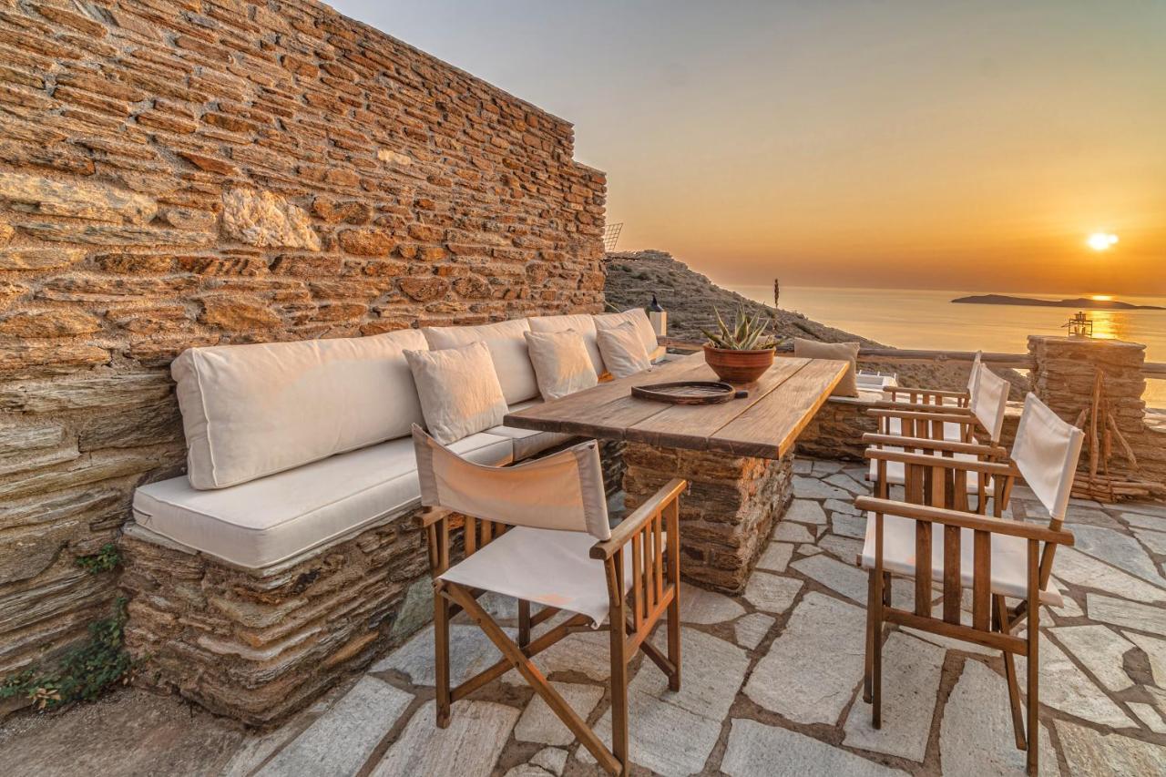 Irida Villa - Sea & Sunset Flats By Explore Andros Batsi  Luaran gambar