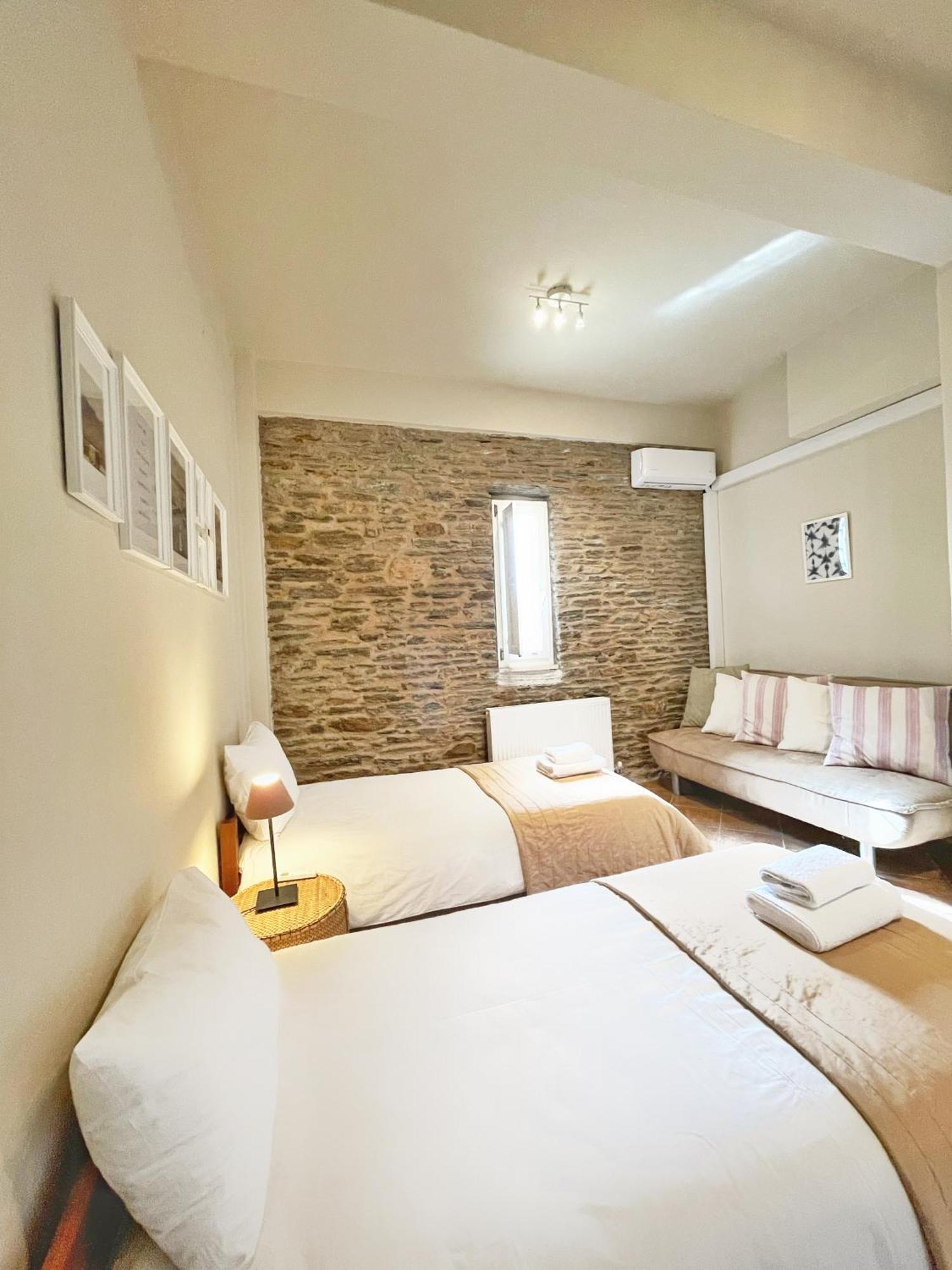 Irida Villa - Sea & Sunset Flats By Explore Andros Batsi  Luaran gambar