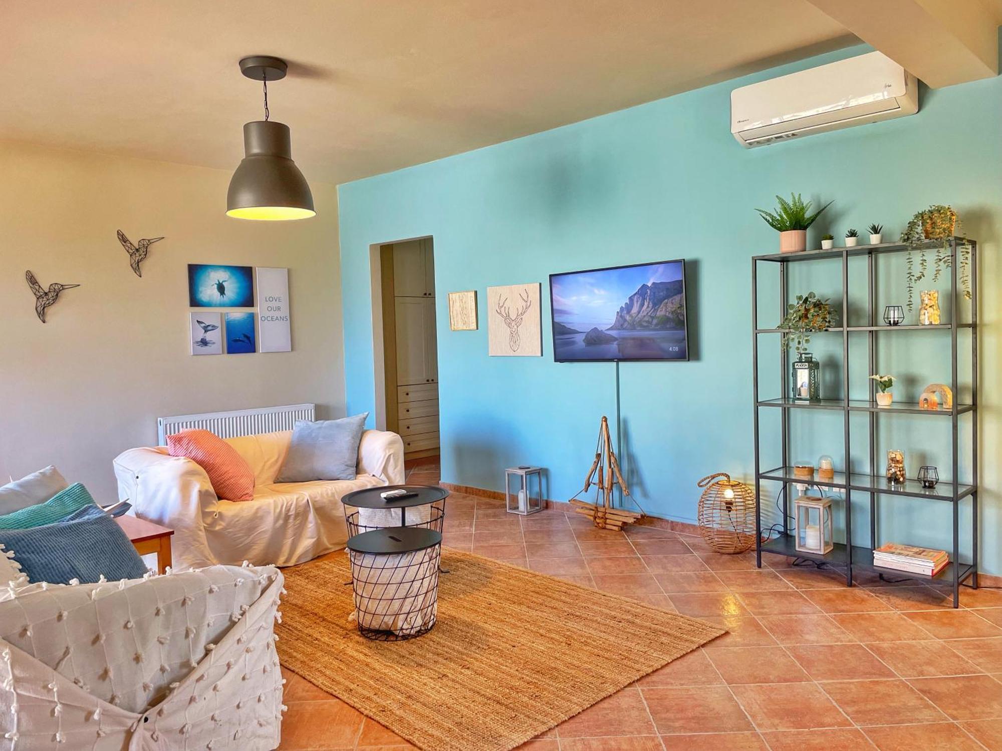Irida Villa - Sea & Sunset Flats By Explore Andros Batsi  Luaran gambar
